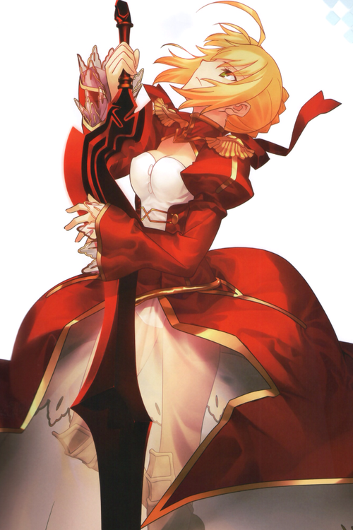無料印刷可能fgo セイバー 壁紙 美しい花の画像