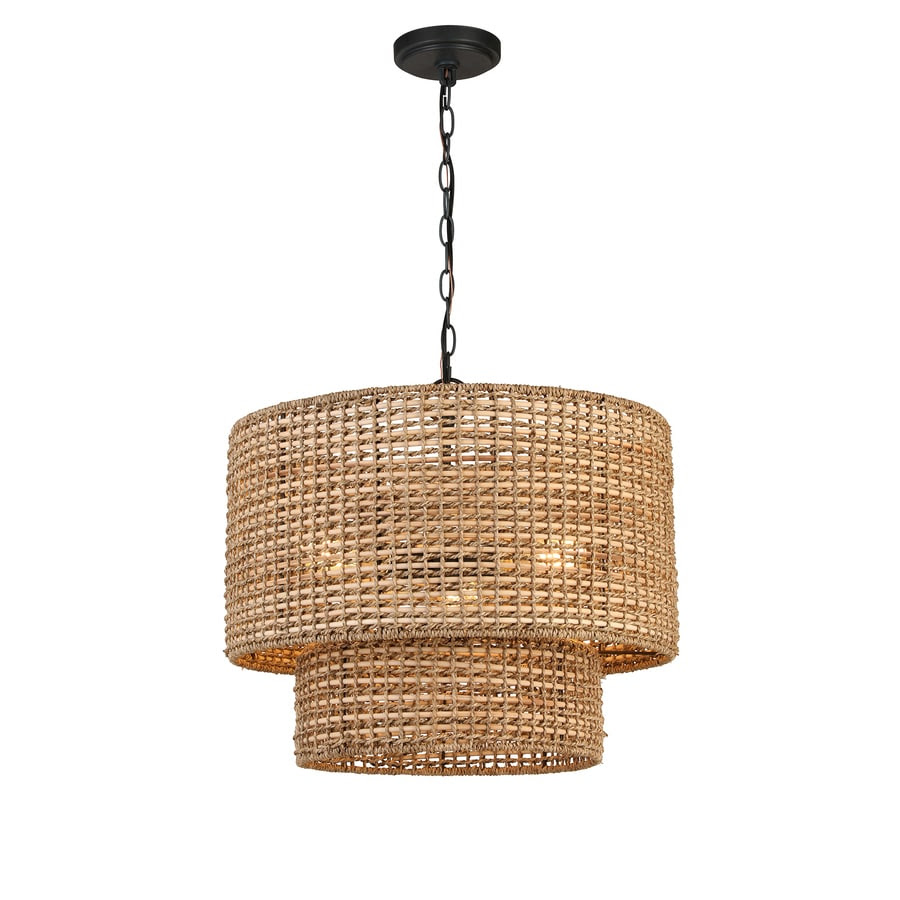 These can be used in homely as well as professional settings as all sorts of models and designs are available. Allen Roth Adara Black Traditional Drum Pendant Light In The Pendant Lighting Department At Lowes Com