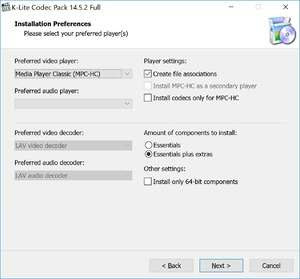 A free software bundle for high quality audio and video playback. Download K Lite Codec Pack 16 1 2 K Lite Codec Pack 800 Full Exe