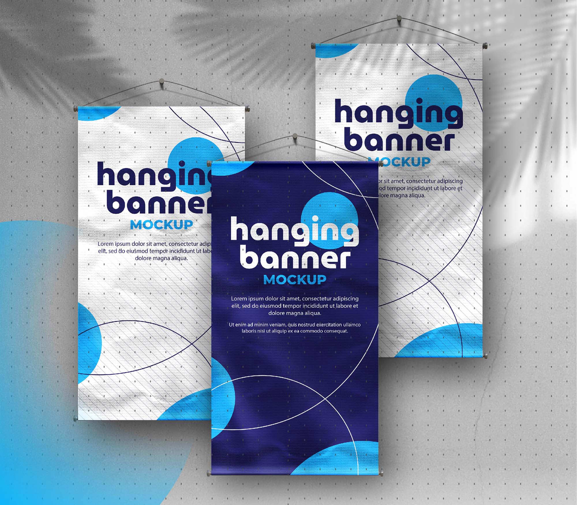 Download Free Hanging Banner Mockup Psd
