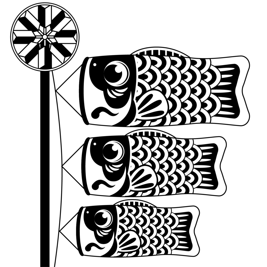 Warnapo06 5月 イラスト 無料 白黒