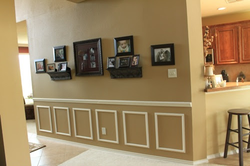 How to install a sophisticated chair rail transform the look of your wall with a simple, yet elegant chair rail. How To Fake Wainscoting Decorchick