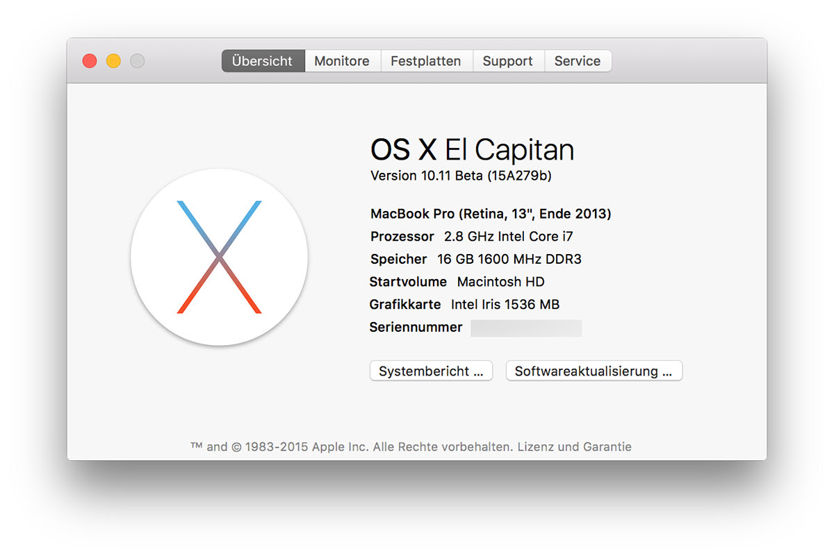 Download Os X 10.11 El Capitan Developer Beta - Mark Amber