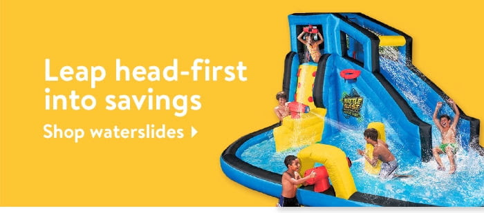 Leap head-first into savings. Shop for water slides. 