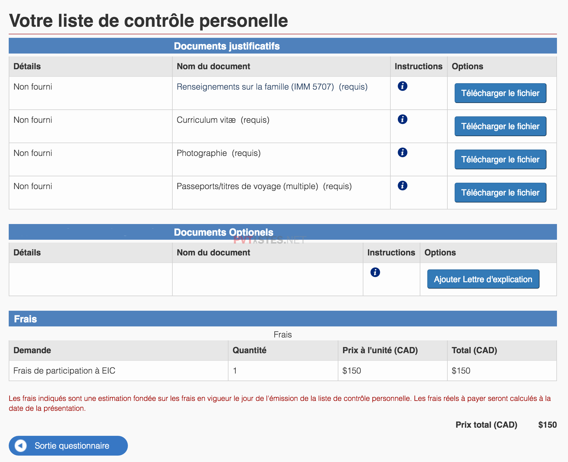 Formulaire A Remplir Pour Visa Canada - Service Publique
