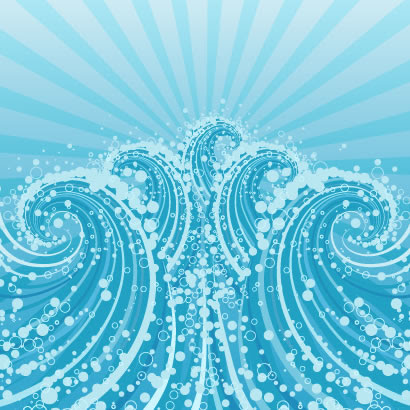 美しい花の画像 最新海 波 イラスト フリー