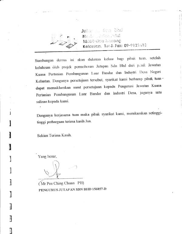 Berikut contoh surat permohonan yang baik dan sesuai dengan fungsinya. Surat Rasmi Perjanjian Pinjaman Wang Bucketfasr