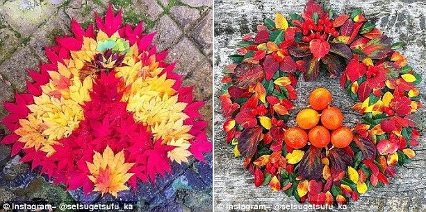 
Một số tận dụng màu sắc ấn tượng của mùa thu.
