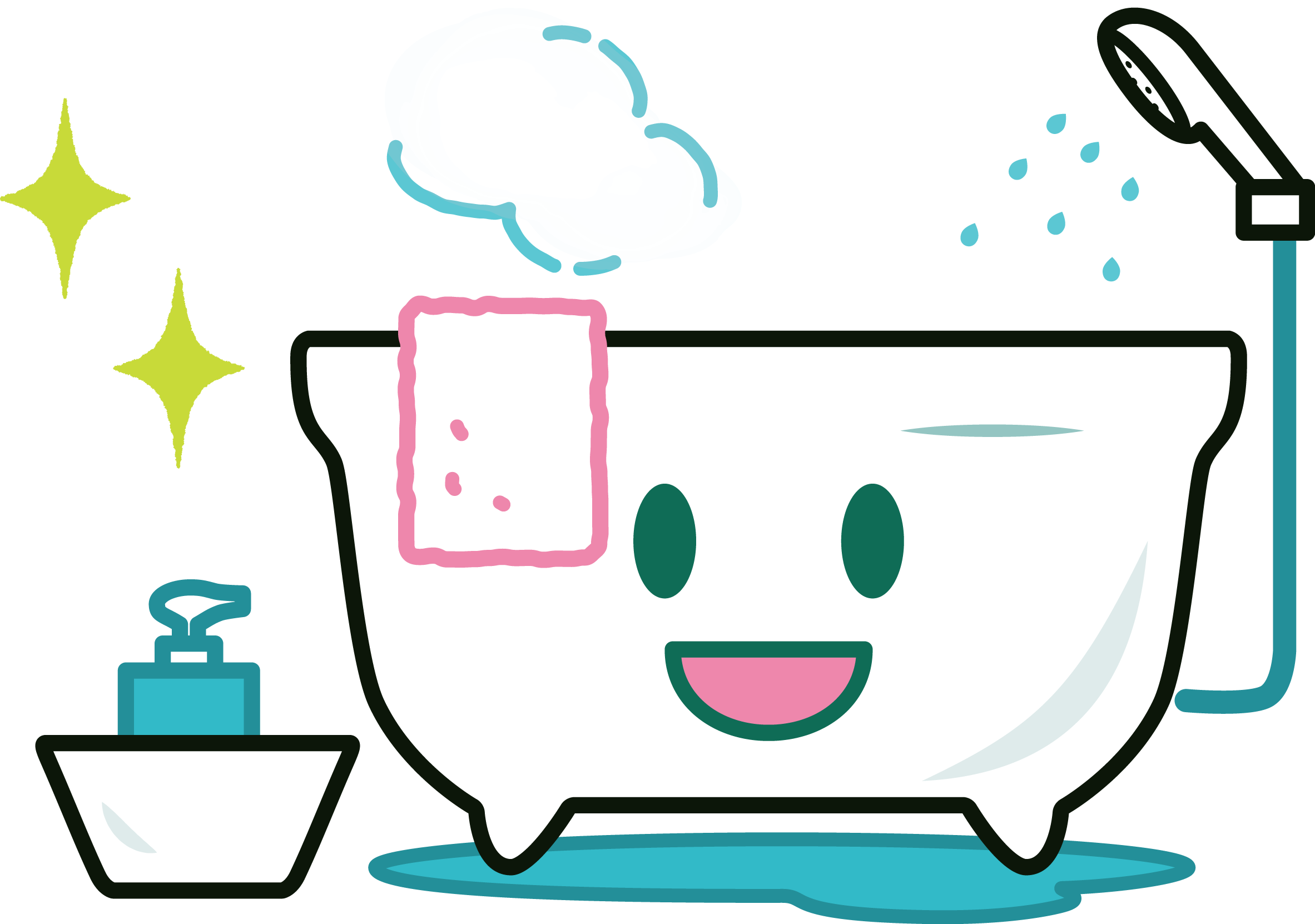 ディズニー画像のすべて 綺麗な入浴 お 風呂 イラスト 手書き
