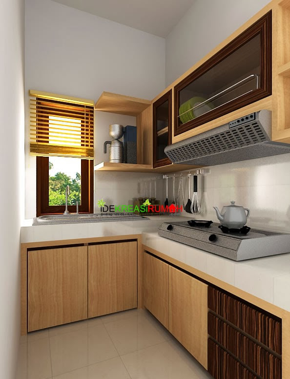 Desain Dapur  Minimalis  Bentuk  L Desainrumahid com