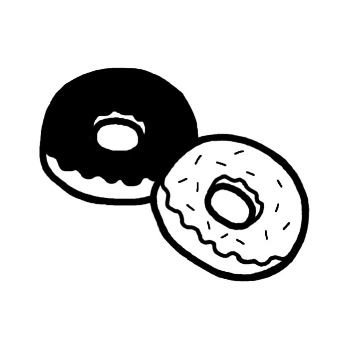 立派な 白黒 お 菓子 イラスト 写真