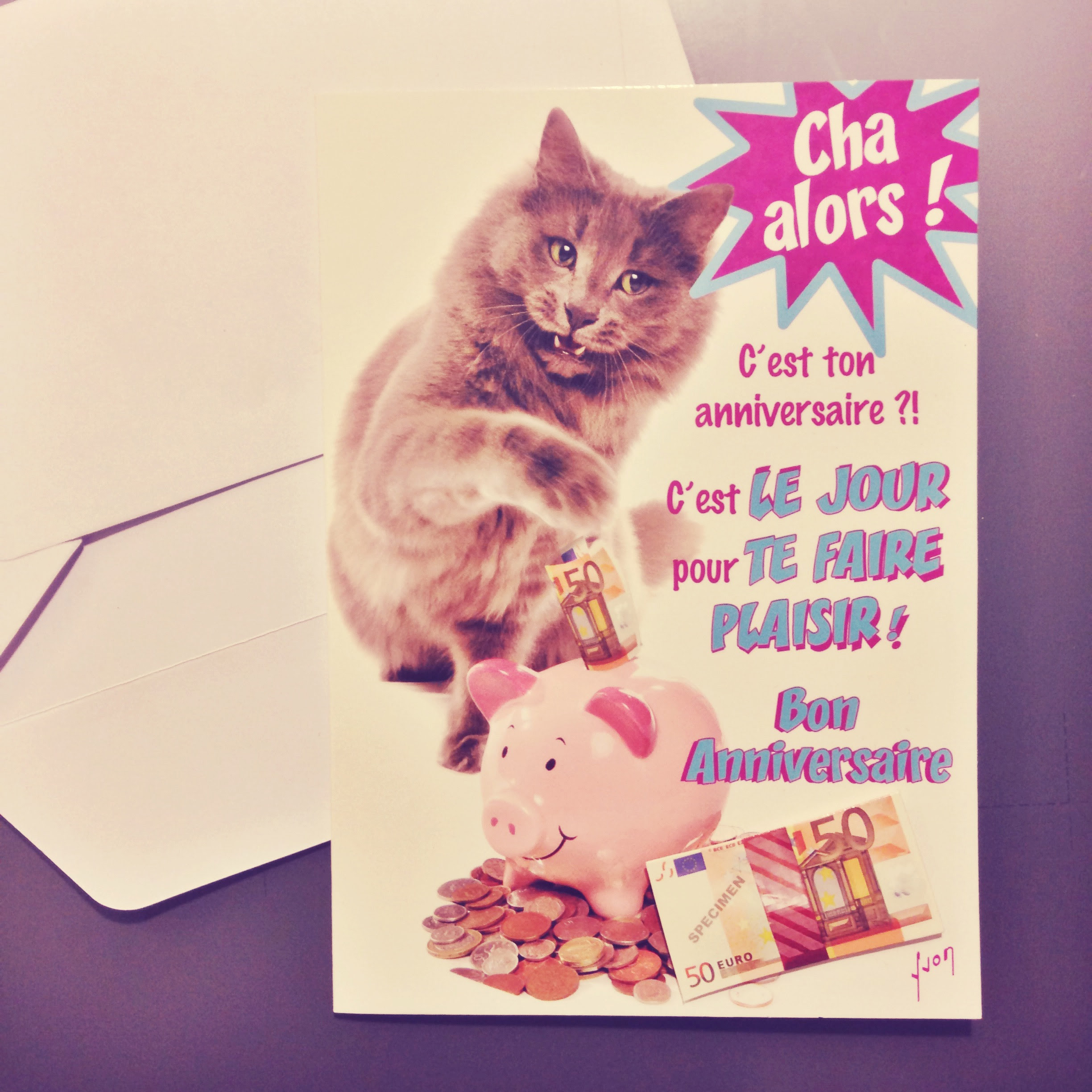 Carte Anniversaire Kitsch