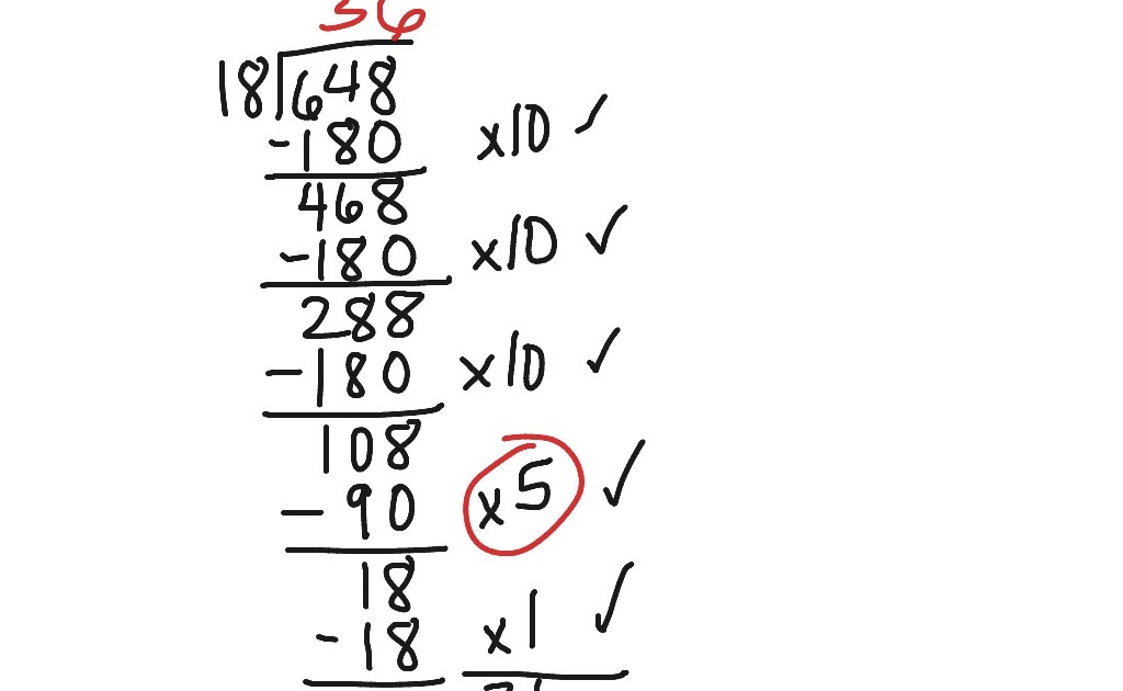 Grade 7 Long Division Sums - 13 Best Images of Division ...