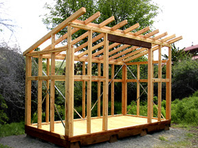 Information Timber stud frame shed ~ DIY Jes