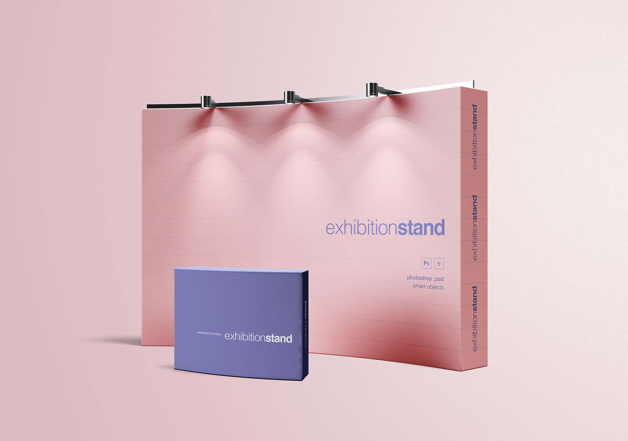 Download Free Simple Exhibition Stand Mockup Psd
