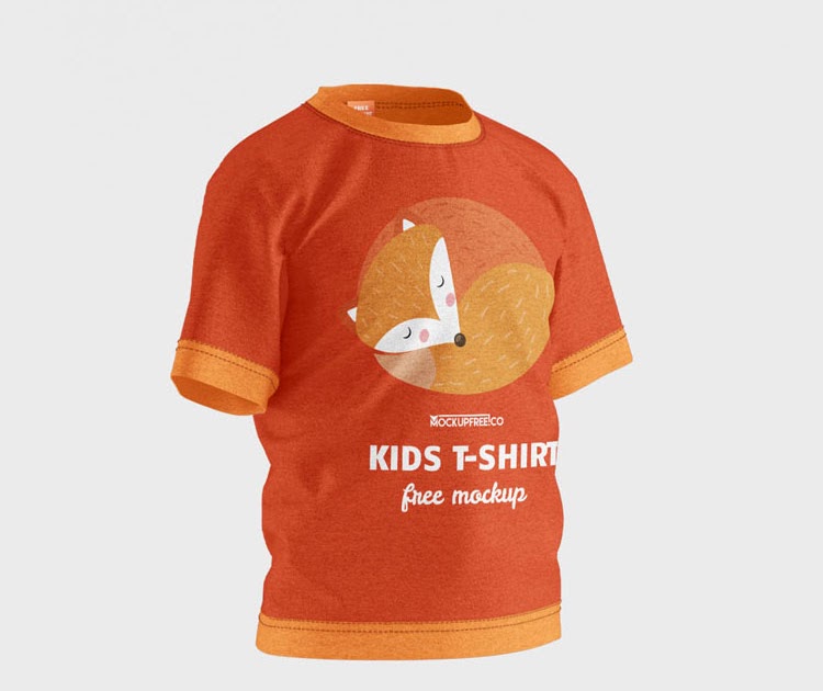 Download Free Kids T-Shirt Mockups 3 PSD