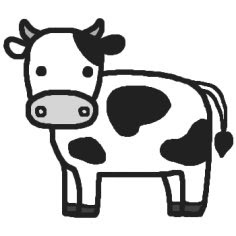 牛 イラスト 簡単 21丑年 簡単だけど本格的 かわいい牛のイラストの描き方 すごはん たのしごと Luismiguel Pt