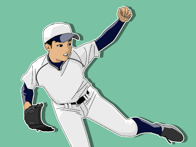 最高の無料イラスト かっこいい 野球 イラスト フリー