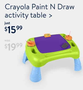 Crayola Paint table