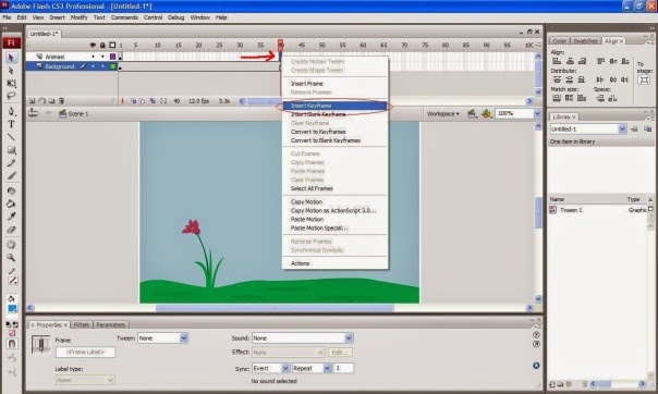  Cara  Membuat  Animasi  Teks Dengan Adobe  Flash  Cs3 