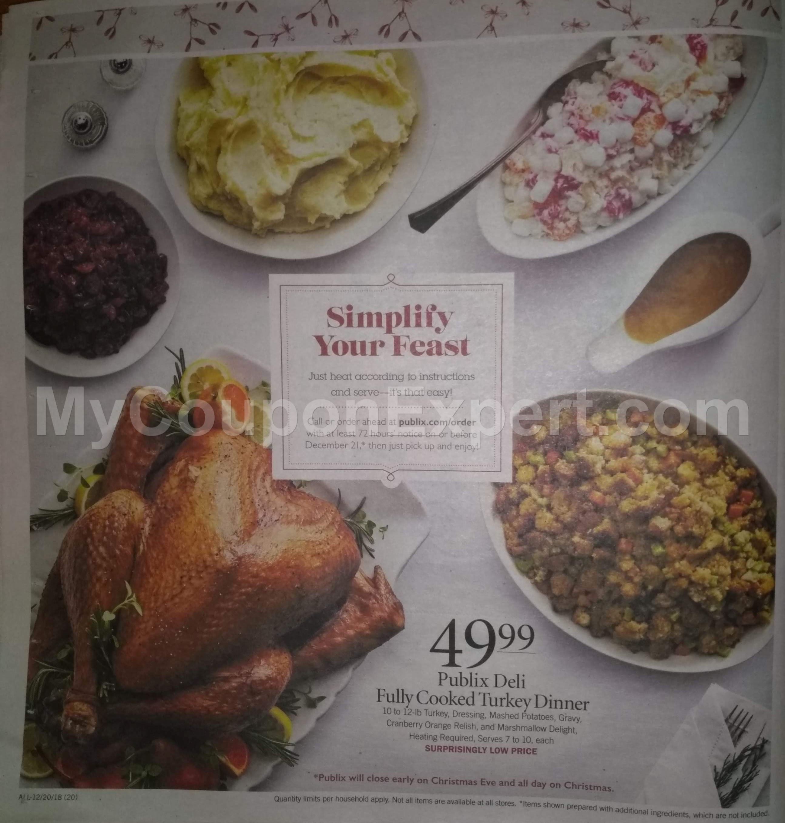 Publix Christmas Meal : Lovely Publix Christmas Dinner In ...