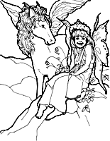 Download Fairy Horse Coloring Pages | Super Duper Coloring
