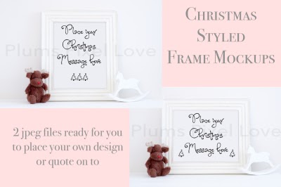 Download 2 Christmas styled frame mockups PSD Mockup Template - Free PSD Mockups Smart Object and ...