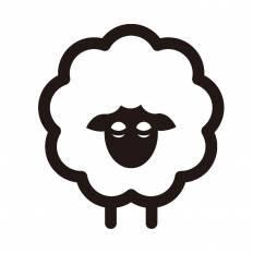 すべての動物の画像 最高羊 イラスト シルエット