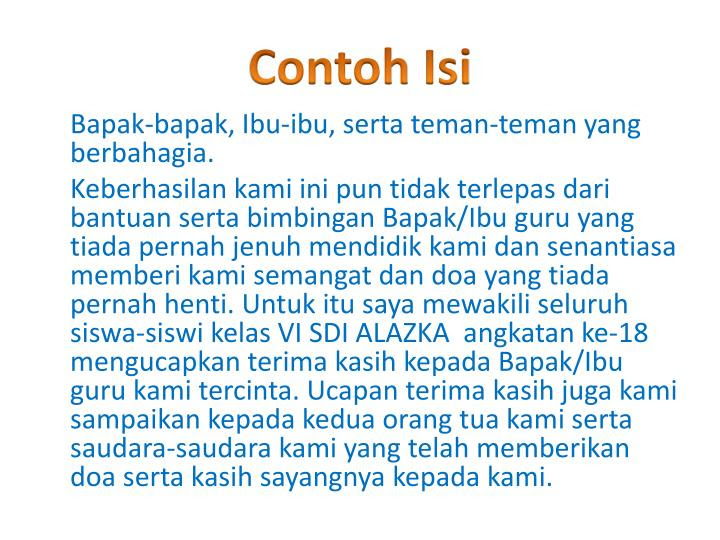 Contoh Surat Ucapan Terima Kasih Kepada Orang Tua Asuh Contoh Surat