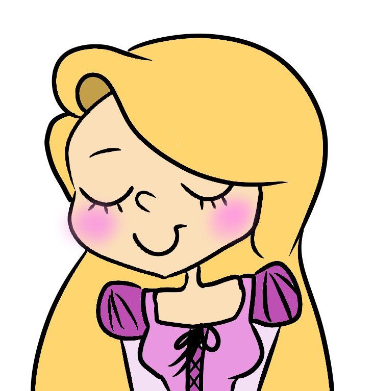ディズニー画像のすべて ぜいたくラプンツェル イラスト 書き方