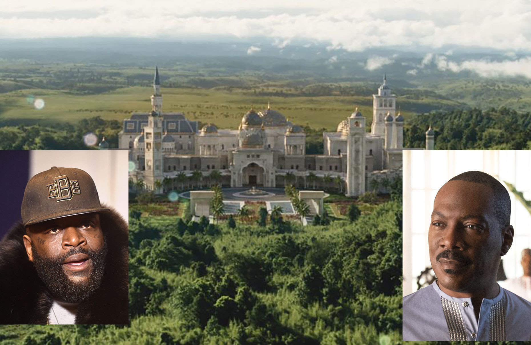 At zamunda we find, invest, develop, produce and distribute these fine products. Coming 2 America Notes Rick Ross Mansion Used As Zamunda Palace Reviews Are Mixed Fashion Designed By Ruth E Carter