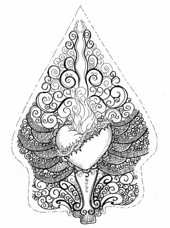  Gambar Batik Wayang  Gambar  V