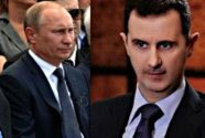 Vladimir Putin and Bashar al-Assad.