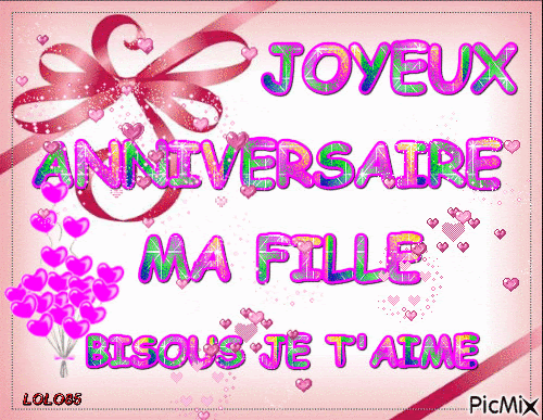Joyeux Anniversaire Image Joyeux Anniversaire Ma Fille
