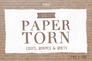 Paper Torn Vol.1 (PSD+PNG)