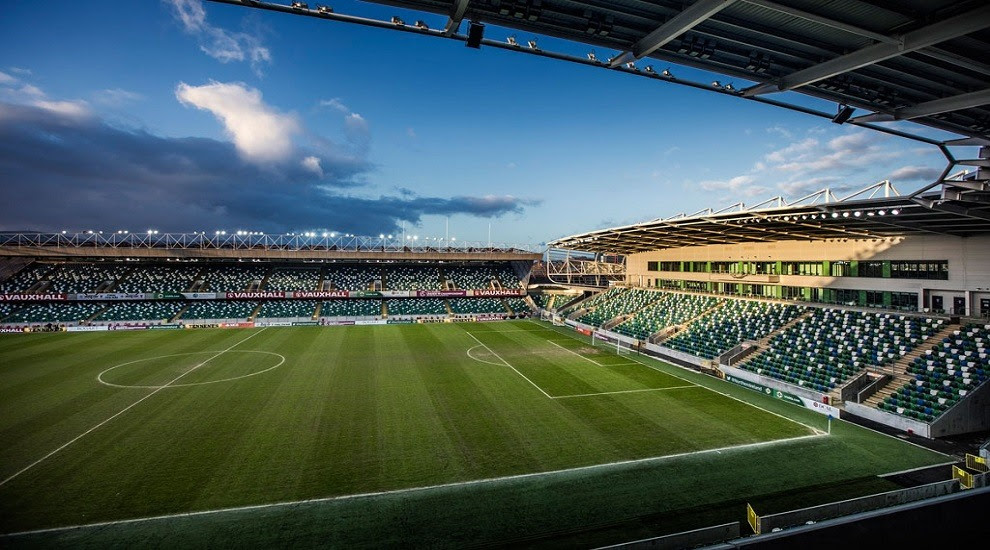 It is the home ground of linfield f.c. Windsor Park Stadiumdb Com