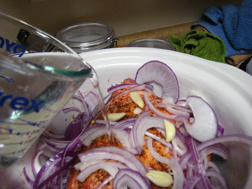 Serving Kirlands Mesquite Party Wings / Blue Banjo BBQ ...