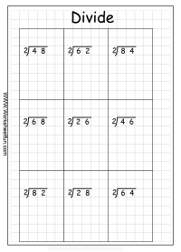 Divide the leading term of the dividend by the leading term of the divisor: Long Division 2 Digits By 1 Digit Without Remainders 10 Worksheets Free Printable Worksheets Worksheetfun