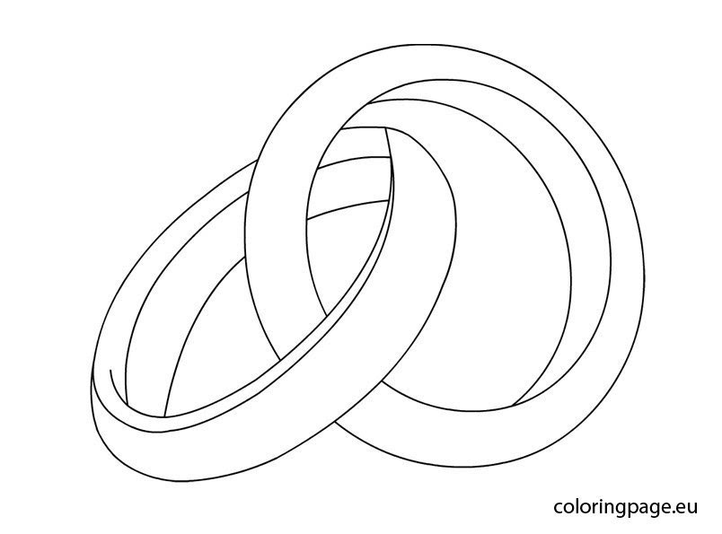 Free printable ring coloring pages. Wedding Ring Coloring Page Coloring Page