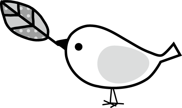 印刷可能 鳥 イラスト 白黒 3077 鳥 イラスト 白黒