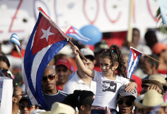 Desfile por el 1ro de Mayo en La Habana. Foto: Ismael Francisco/Cubadebate.