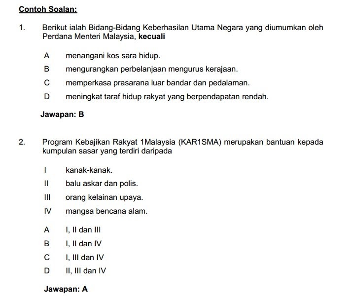 Contoh Soalan Peperiksaan Jpa N19 2019 - Vic Quotes