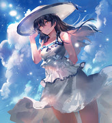 ベスト 海 少女 イラスト Illustrasijp