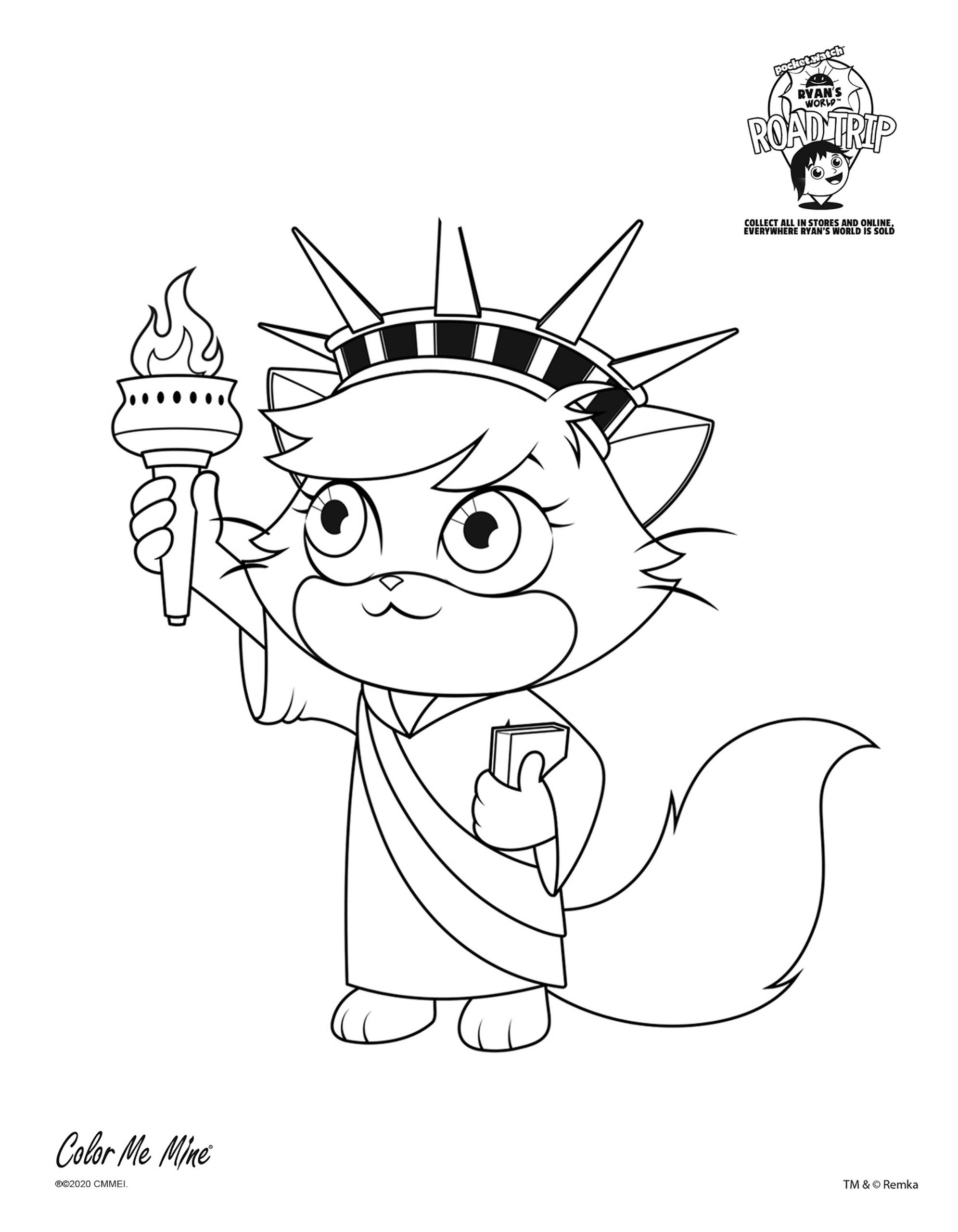 Free Printable Ryans World Color Page - Free Printable Coloring Pages for Kids and Adults