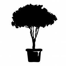100以上 植木 イラスト 白黒 最高の壁紙のアイデアcahd