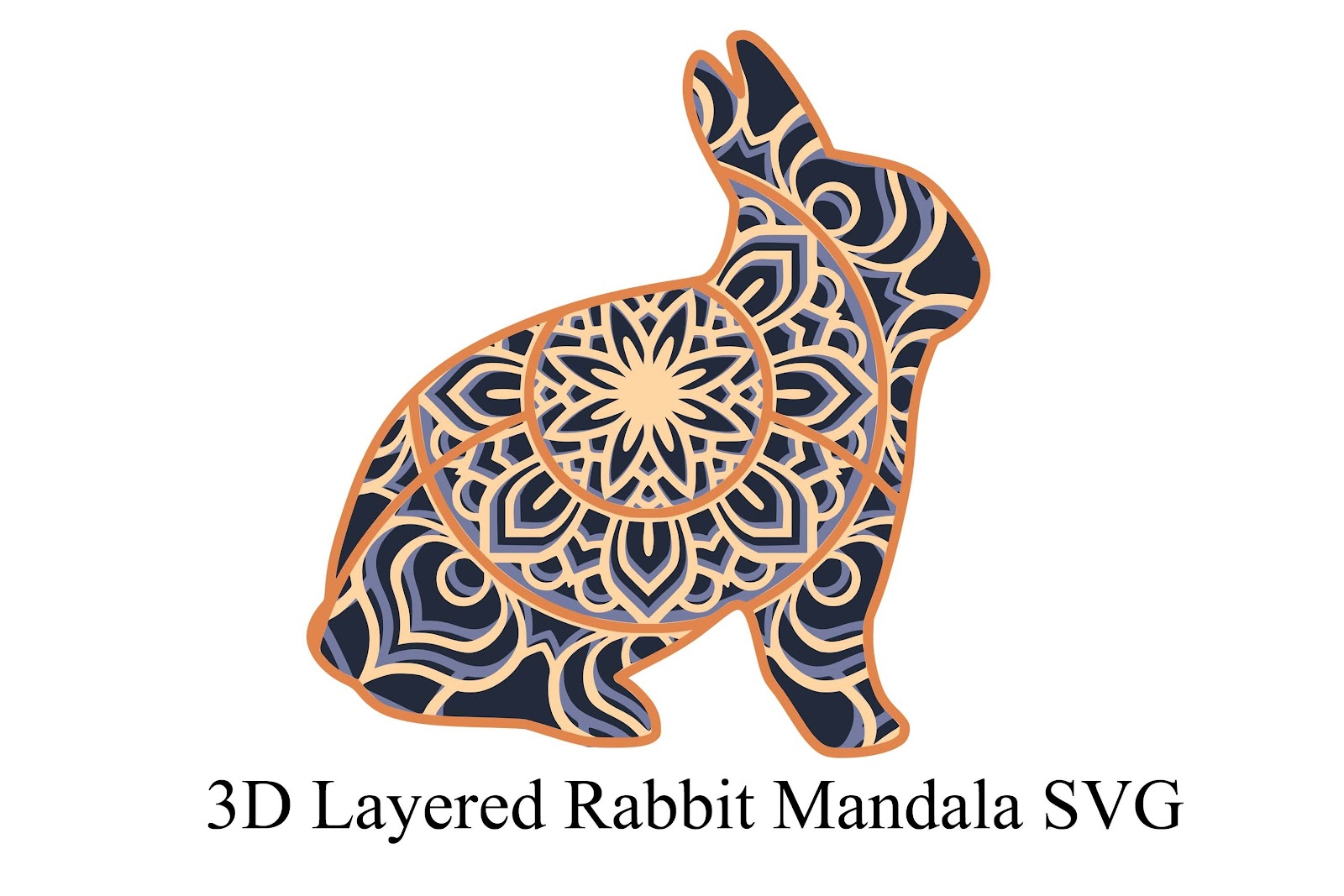 Download Layered Mandala Elephant Head Svg - Free Layered SVG Files