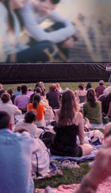 Outdoor cinema in London