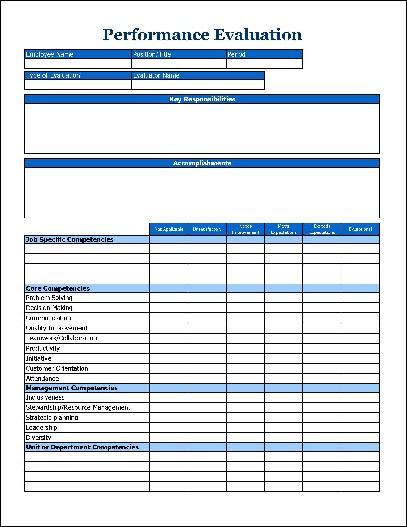 Check spelling or type a new query. Free Basic Performance Evaluation From Formville