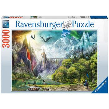 Thank you for your understanding! Ravensburger Reign Of Dragons 3000 Piece Jigsaw Puzzle Get Puzzled