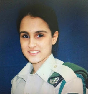 Hadar  Cohen (HY"D). She was 19 years old when killed by a terrorist near Damascus Gate